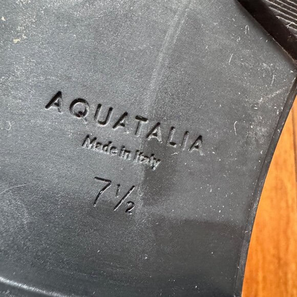 Aquatalia Liv waterproof black suede ankle boots, size 7.5 - Picture 8 of 14